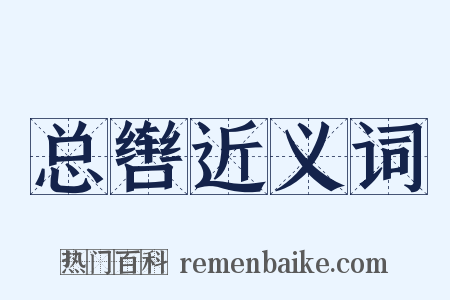 总辔近义词是什么意思的图片